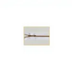 Nylon Gold Handle Zipper with Bottom Stopper