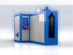 800X2300x12000 Mm Diesel Tunnel Type Electrostatic Paint Oven