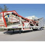 Mobile Concrete Batching Plant 100 m3/h