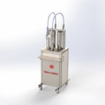 1 Liter Bottom Fill Semi-Automatic 2 Nozzle Liquid Filling Machine