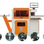 20-150 mm Stainless and Chrome Aluminum Box Letter Twisting Machine