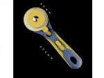 RS 60Mm (6 Cm Blade Length) Round Blade Fabric Leather Vinyl Pvc Paper Rotary Cutter - Image 5