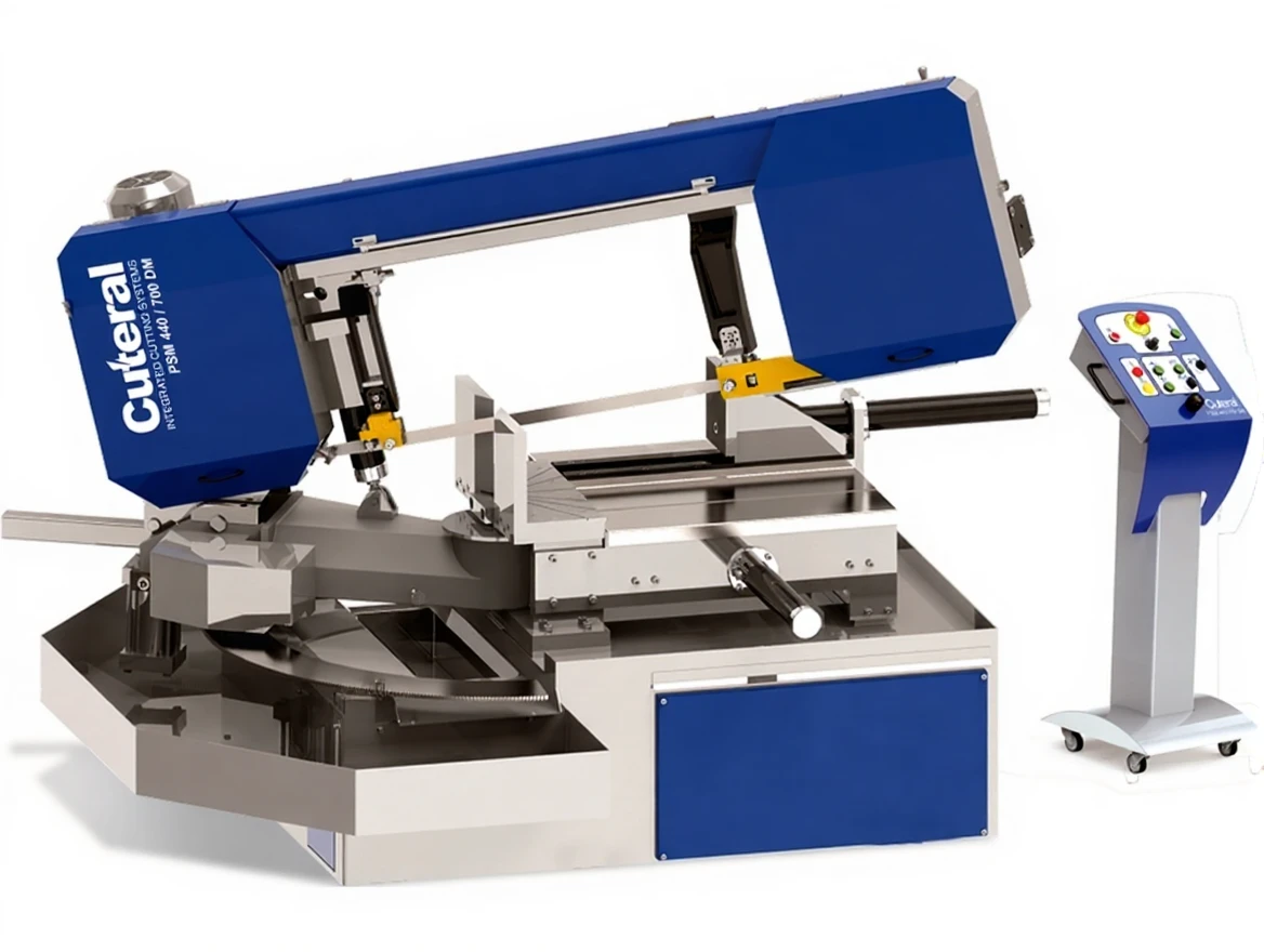 5z8ya83s9hrmy0cvdwy9vpfyxc 440 mm Semi-Automatic Double Direction Angle Band Saw Machine - Image 1