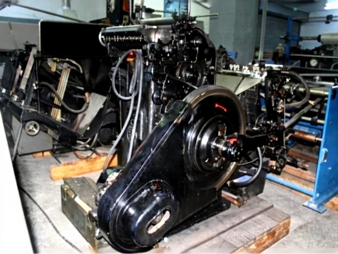 64df5p2c9nrme0ctt918a5dc3w 1957 Model Maşalı 110 Arma Kesim Ve Tipo Baskı Makinası - Image 1