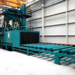 10 Türbinli 2600mm*1100mm Yatay Kontinü Kumlama Makinası