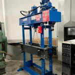 Hydraulics Brand 100 Ton Motorized Column Traveling Hydraulic Workshop Press