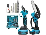 58V 5Ah Double Cordless Steel Transmission Scissor Branch Pruning Saw Set of 2