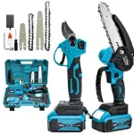58V 5Ah Double Cordless Steel Transmission Scissor Branch Pruning Saw Set of 2