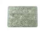 547 (100 Set) 12.5mm Plastic Transparent Snap Button