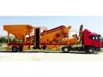 40 Ton / Hour Mobile Washing Screening Plants