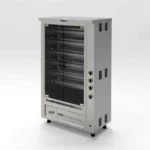 30'Li (6 Skewers) Vertical Gas Chicken Rotisserie Machine