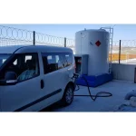 6500 Liter Above Ground Fuel Tank with Pump System