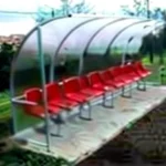 4 Meter 8 Person Aluminium Reserve Player Bench