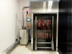 Single Cart 200 Kg / Hour Sausage Oven Meat Smoker Machine - Image 3