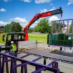 2 Ton (9.6 Mt.) Vehicle-Mounted Foldable Boom Mobile Crane