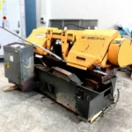 280 Amp Fully Automatic Double Vise Hydraulic Top Clamped Mass Cutting Hinged Bandsaw