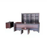 Parliament Leather Covered Executive Desk Set
