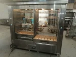 Rotisserie Chicken Machine Double Display 20 Skewers Charcoal