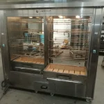 Rotisserie Chicken Machine Double Display 20 Skewers Charcoal