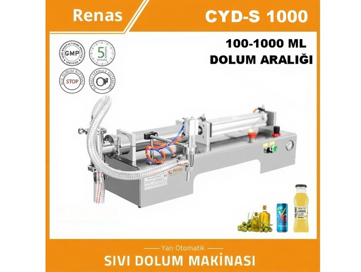 6wkvk5rk79rme0ctnpaaph87bc Lemonade Filling Machine for 100 - 1000 Ml - Image 1