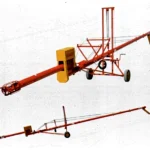 ⌀16.5/(18050mm) Vertical Foot Step Electric Motor Driven Agricultural Screw Conveyor