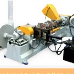 Ø115x80 Mm 80-120 Kg/H Plastic Recycling Conical Pellet Extruder