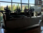 6+6 Automatic Shower Cabin Glass Drilling Machine - Image 3