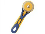 RS 60mm Round Blade Fabric Leather Vinyl PVC Paper Rotary Cutter and 5 Replacement Blades - Image 2