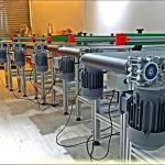 Inkjet Date Coding PVC Belt Conveyor