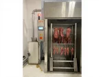 Single Car 200 Kg / Hour Sausage Oven Meat Smoking Oven - Image 9