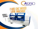 2 Axis 2 Unit Wooden Cnc Lathe Machine - Image 2
