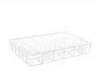 36 Grids Transparent Plastic Organizer With Adjustable Dividers - Image 2