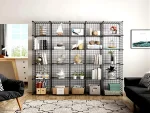 25 Grid Compartment Metal Wire Portable Modular Multi-Purpose Organizer Rack
