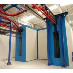1500x2300x8000 mm Lpg/ Lng U Type Electrostatic Paint Oven