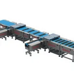 400-1600 mm Automatic Distribution System Packaging Feeding Belt