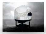 100x100 cm Rotating Base Gas Pizza Oven