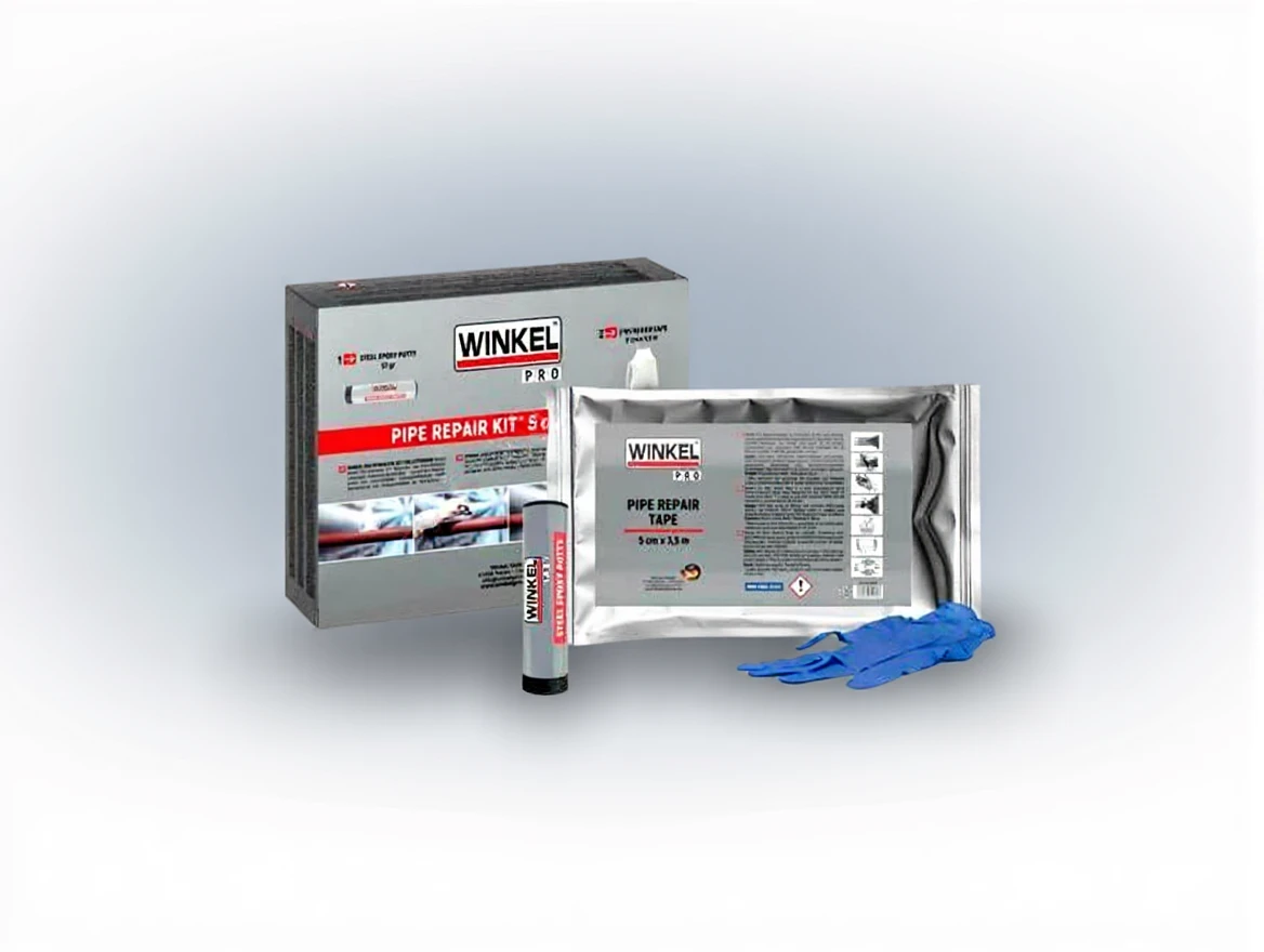 7nrz3xzvjhrm80cv2fg9aheprg Winkel Pro Epoxy Pipe Repair Kit - Plumbing Water Leaks and Cracked Pipes 5 cm X 3.5 m - Image 1