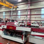 8-Head Flat Vertical Glass Edging Machine / Esen DR8