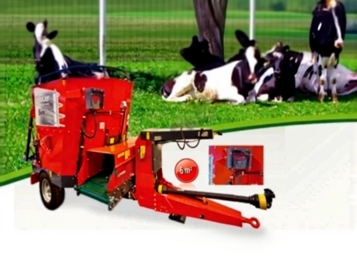 7s6cqpwe6nrmy0cvqr0rweebn4 6 m3 Vertical Feed Mixing Machine - Image 1