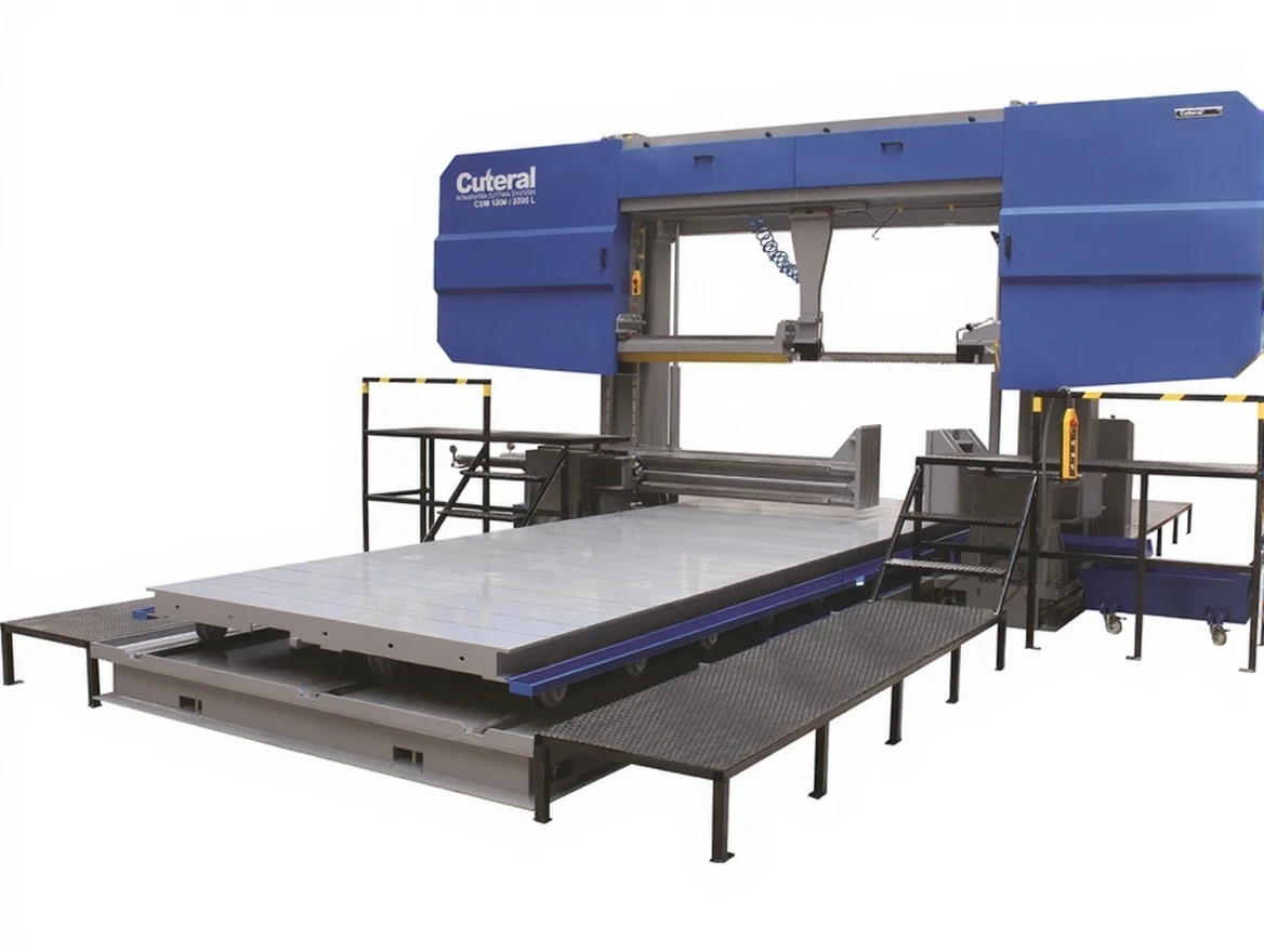 7tafncbctdrmw0cvdx4acy7144 1000 mm Semi-Automatic Hydraulic Column Band Saw Machine - Image 1