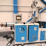 Ø 90 Mm Single Screw Plastic PVC Profile Extruder