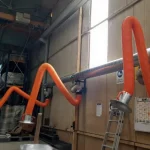 Ø160mm 3 Metre Acrobat Arm with Mounting Bracket Welding Fume Extractor Arm