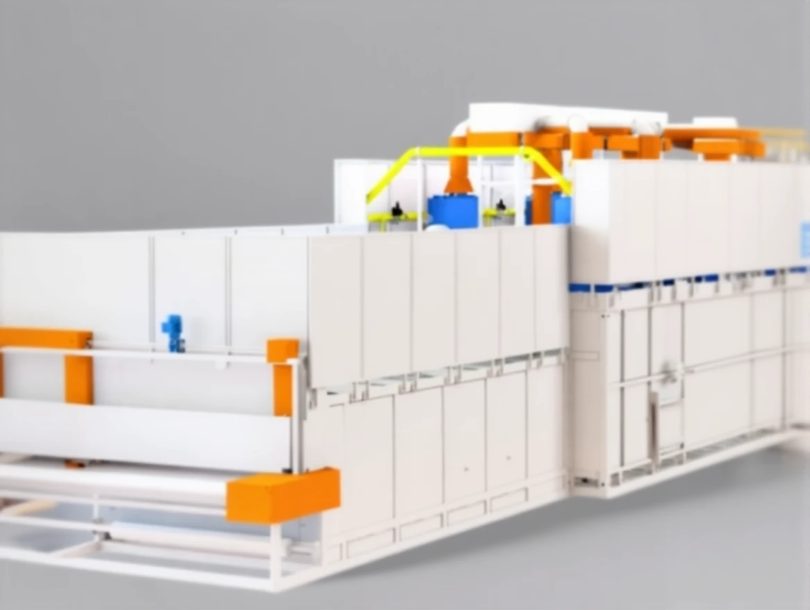 80fmga377srmw0cvdjb8vge8kw Natural Gas or Electric Heated Tunnel Type Powder Coating Baking Oven - Image 1