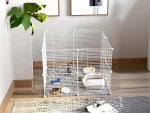 Hodbehod 16 Panel White Modular Pet Play Pen for Cat Dog Bird - Image 4