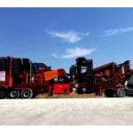 180 Ton / Hour Mobile Stone Crushing Screening Plant