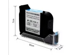 Black Solvent-Based Inkjet Coding Machine Ink Cartridge - Image 3