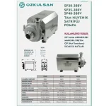 35 Ton/Hour Fully Hygienic Centrifugal Pump Machine