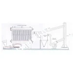 10,000 Kg / Hour Water Tube High Pressure Steam Boiler