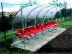 3 Meter 6 Person Aluminum Substitute Player Bench