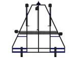 3.5 Ton Machine Size Cage Type Glass Transport Lifting Apparatus - Image 2
